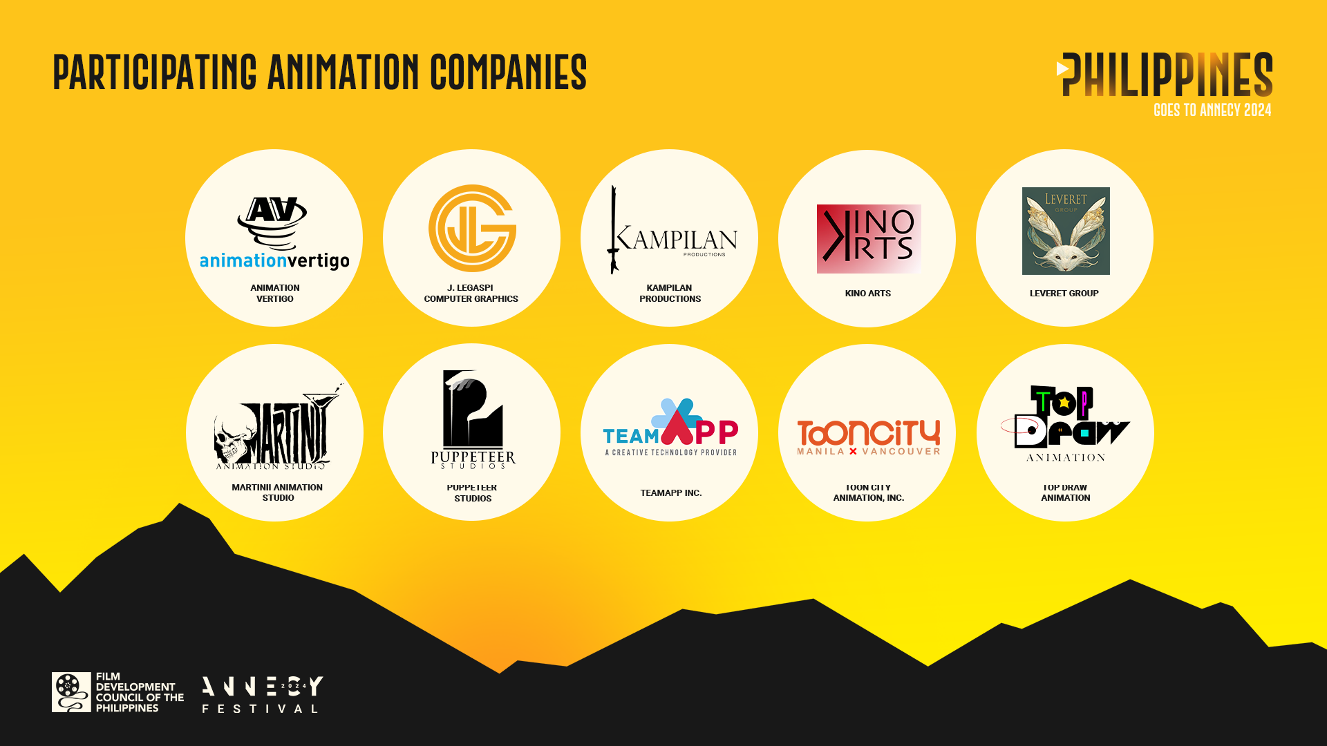Participating Filipino animation companies at MIFA